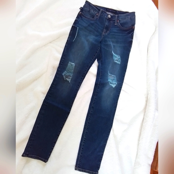 ROCK AND REPUBLIC JEANS Berlin Skinny Ripped size 4 NEW - Picture 8 of 14